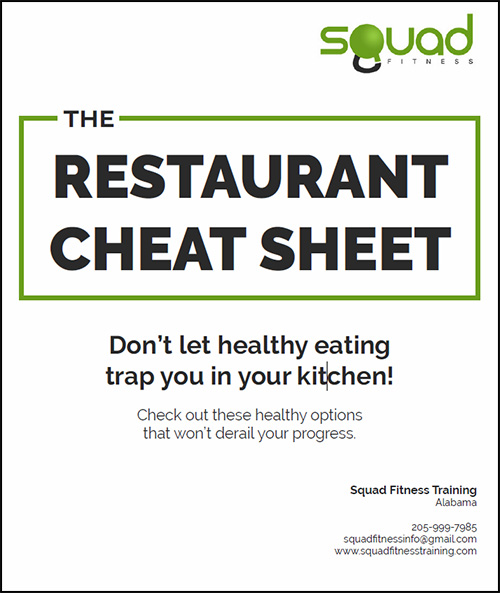 Resturant Cheat Sheet